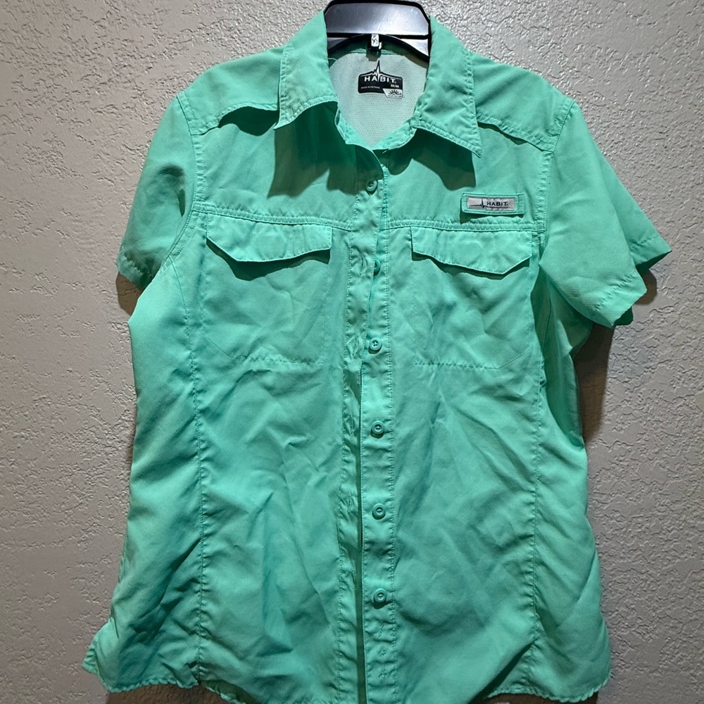 Habit Mint Green Button-Up Shirt